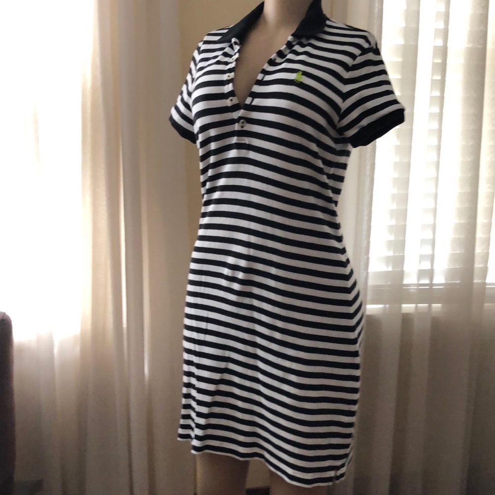 Ralph Lauren black and white cotton dress